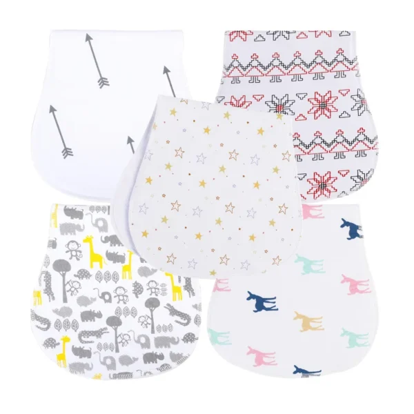 Baby Burping Cloth 1 Pack Set Bandana Accessories 100% Cotton Towel Reusable Absorbent Infant Stuff For Girl And Boy Baby Bibs - Image 6
