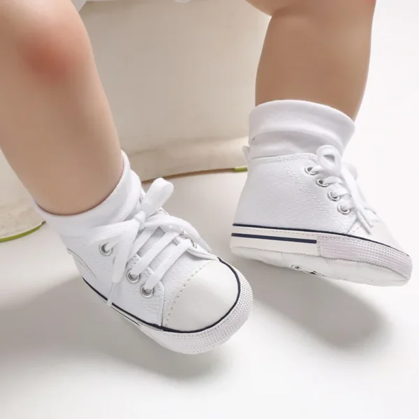 Baby Canvas Classic Sneakers Newborn Print Star Sports Baby Boys Girls First Walkers Shoes Infant Toddler Anti-slip Baby Shoes - Image 3