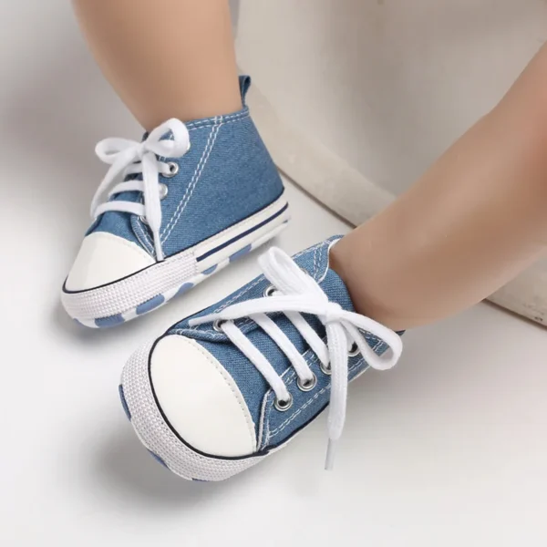 Baby Canvas Classic Sneakers Newborn Print Star Sports Baby Boys Girls First Walkers Shoes Infant Toddler Anti-slip Baby Shoes - Image 2