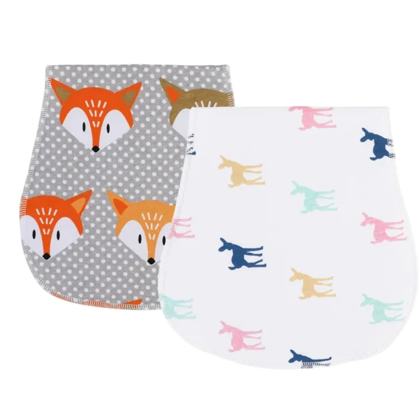 Baby Burping Cloth 1 Pack Set Bandana Accessories 100% Cotton Towel Reusable Absorbent Infant Stuff For Girl And Boy Baby Bibs - Image 3