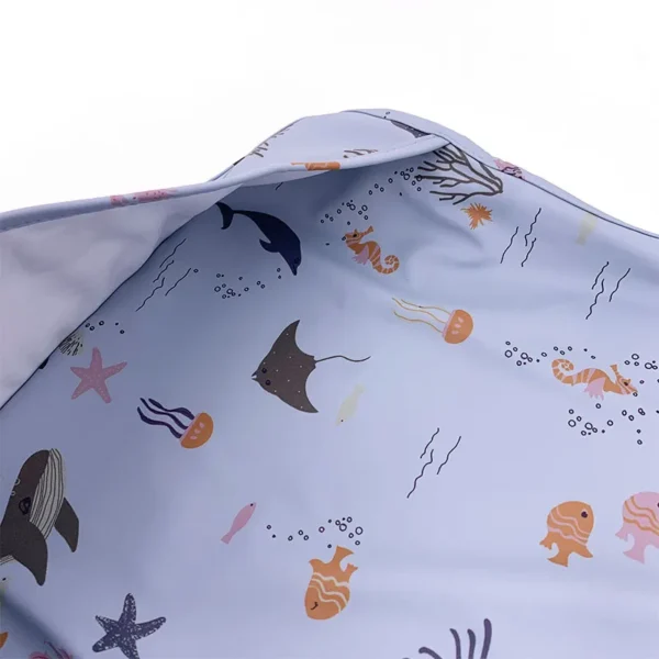 Baby Kids Toddler Long Sleeve Scarf Waterproof Art Smock Feeding Bib Apron Pocket Infant Boys Girls Burp Cloth Bibs Drooling - Image 5