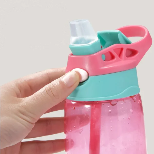 Kids Water Sippy Cup Creative Cartoon Baby Feeding Cups with Straws Leakproof Water Bottles Outdoor Portable Children's Cups - Image 2