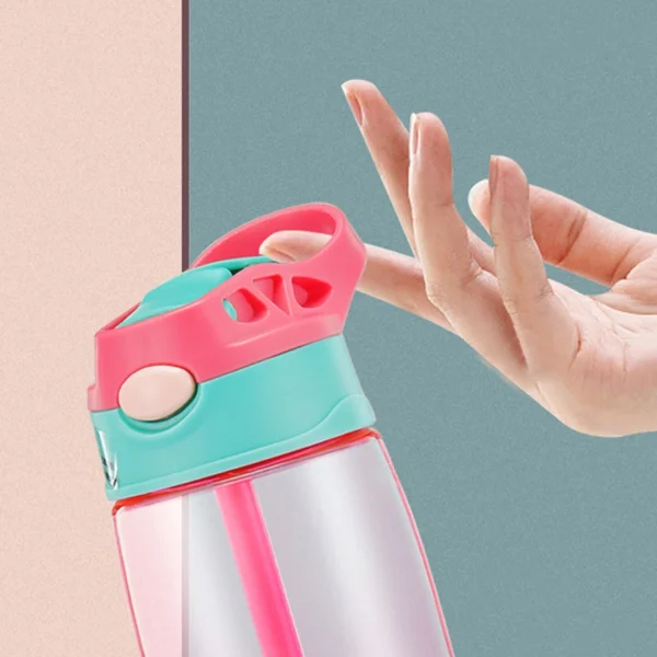 Kids Water Sippy Cup Creative Cartoon Baby Feeding Cups with Straws Leakproof Water Bottles Outdoor Portable Children's Cups - Image 3